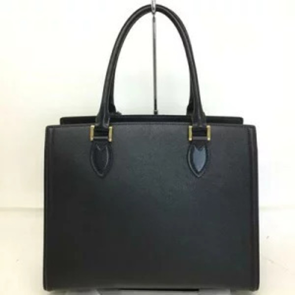 Prada leather bag handbag black shoulder Saffiano